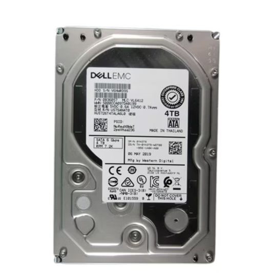 Disco Duro Dell 4TB SATA 6Gbps 7.2Krpm 512n 3.5" Compatible con T160 400-BRCS