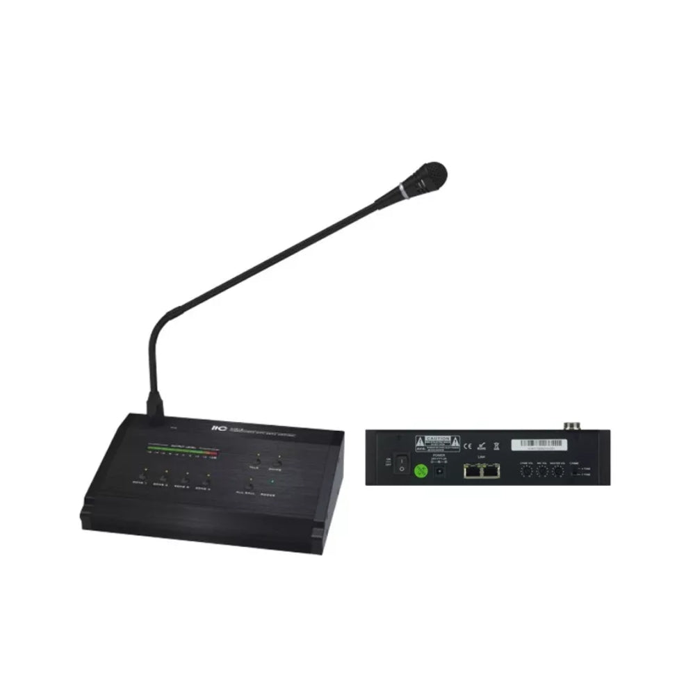 Microfono ITC Selector de 4 Zonas Compatible con T-4120MB Sensibilidad -50dB T-4012