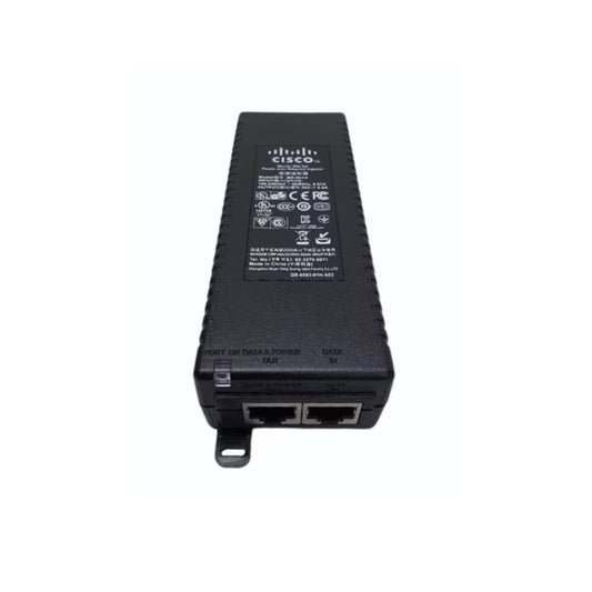 Adpatador Fuente de Power Cisco Meraki MR 802.3at Inyector PoE, No incluye MA-PWR-CORD-US MA-INJ-4