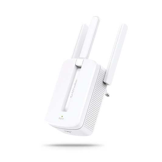 Extensor Mercusys de Cobertura WiFi N300 3 Antenas Externas Frecuencia 2.4GHz Compatibilidad Universal Modo AP Boton WPS MW300RE