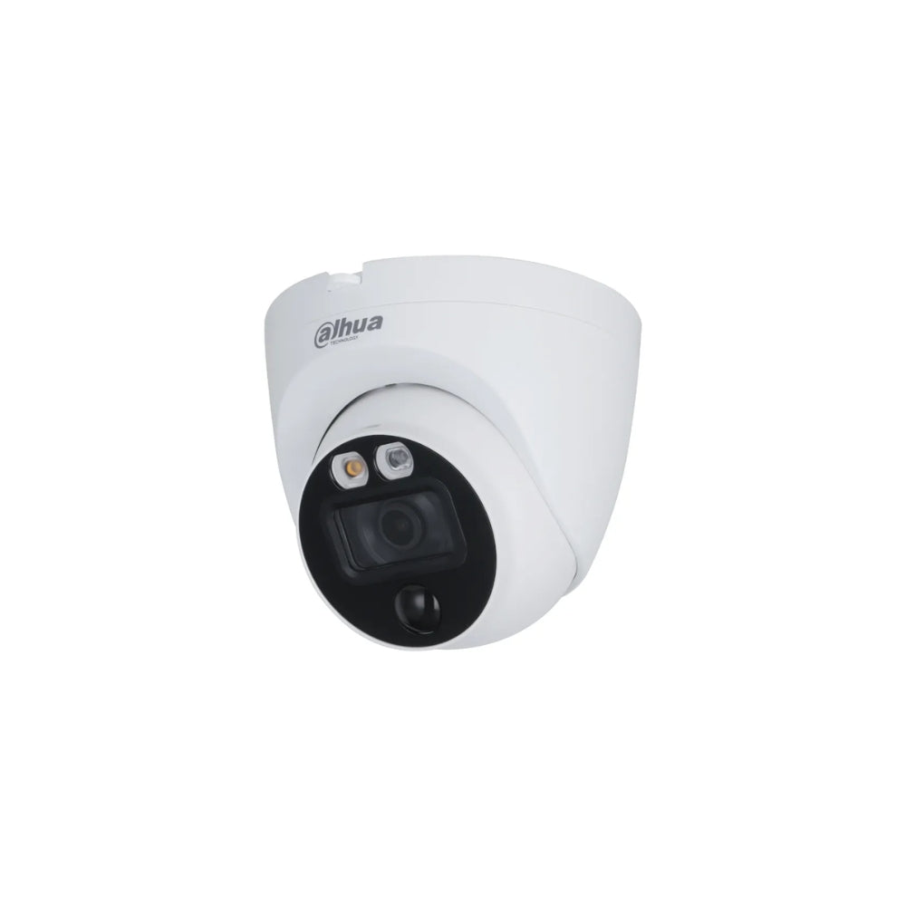 Camara Dahua HDCVI Domo 2MP Metal/Plastica Lente 2.8mm Smart Dual Light IR 30 metros IP67 HAC-ME1200EQN-L-0280B-S6