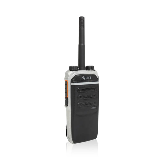 Radio Portable Hytera VHF Digital Analogico Frecuencia 136 a 174MHz 32 Canales 32 Zonas Potencia 5W IP67 Bateria 1500mAh PD606V-1
