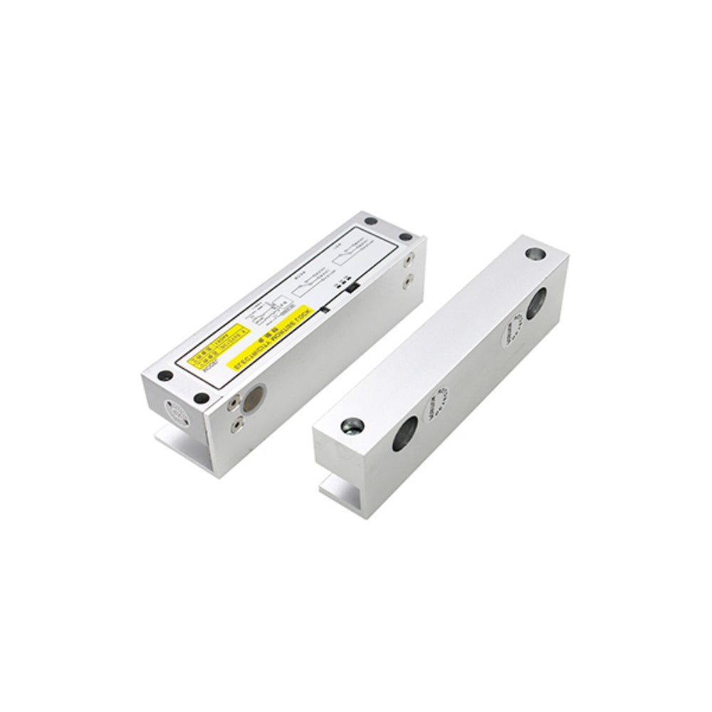 Chapa Electrica Dimax Electrobolt Izquierda para Puerta Blindex No necesita Bracket Tamaño 170x49x43mm C829