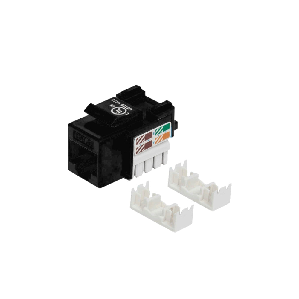 Conector RJ45 Intellinet Cat5E UTP cumple con ANSI TIA EIA 568B.2 Jack-Negro 210416