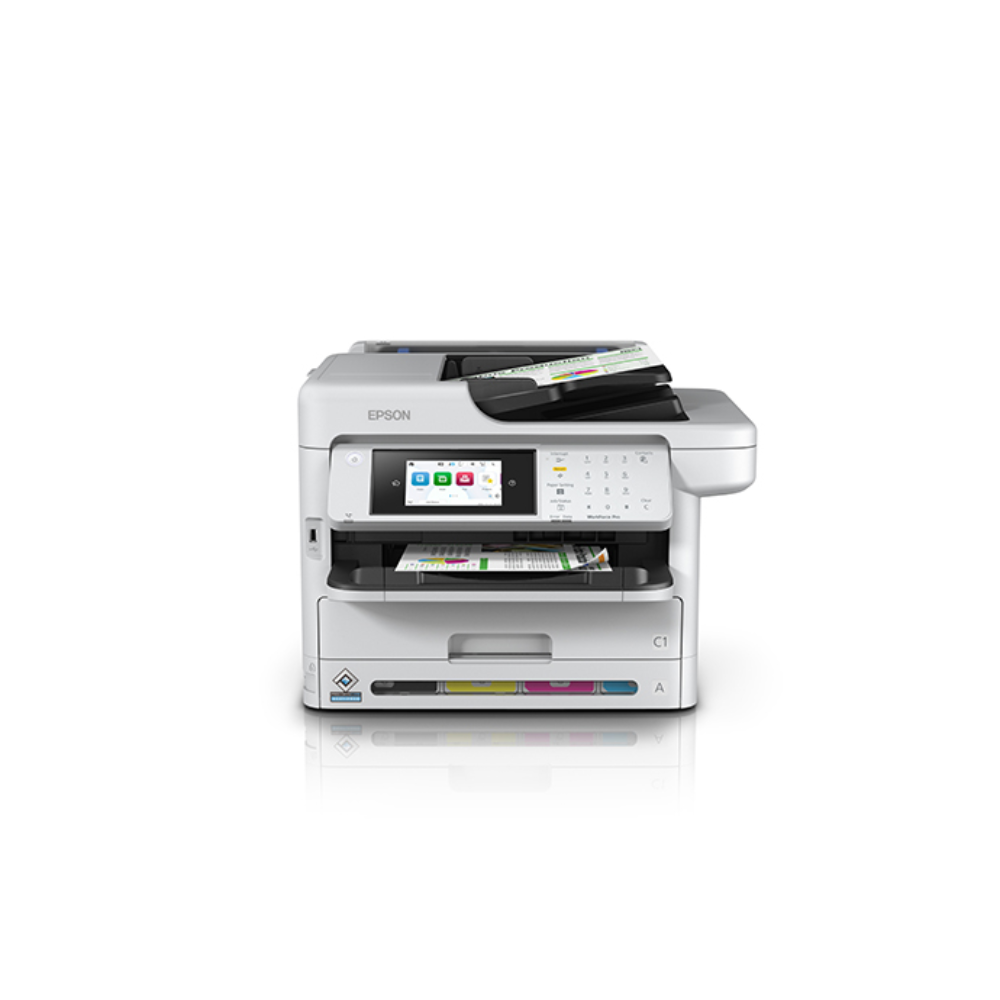 Impresora Epson Multifuncional WorkForce WF-C5891 Impresora Escaner Copiadora Fax Conectividad USB WiFi y Ethernet C11CK27301