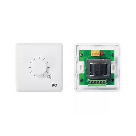 Control de Volumen ITC 30Watts con Relay Señal de Control 70/100V con 11 Niveles de Volumen T-673F