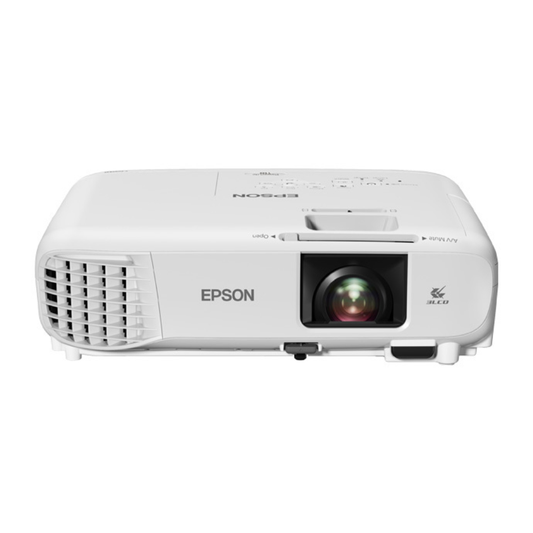 Proyector Epson Powerlite 118 Pantalla hasta 300" de 3800Lumenes XGA Conectividad USB HDMI Ethernet y Otros V11HA03020