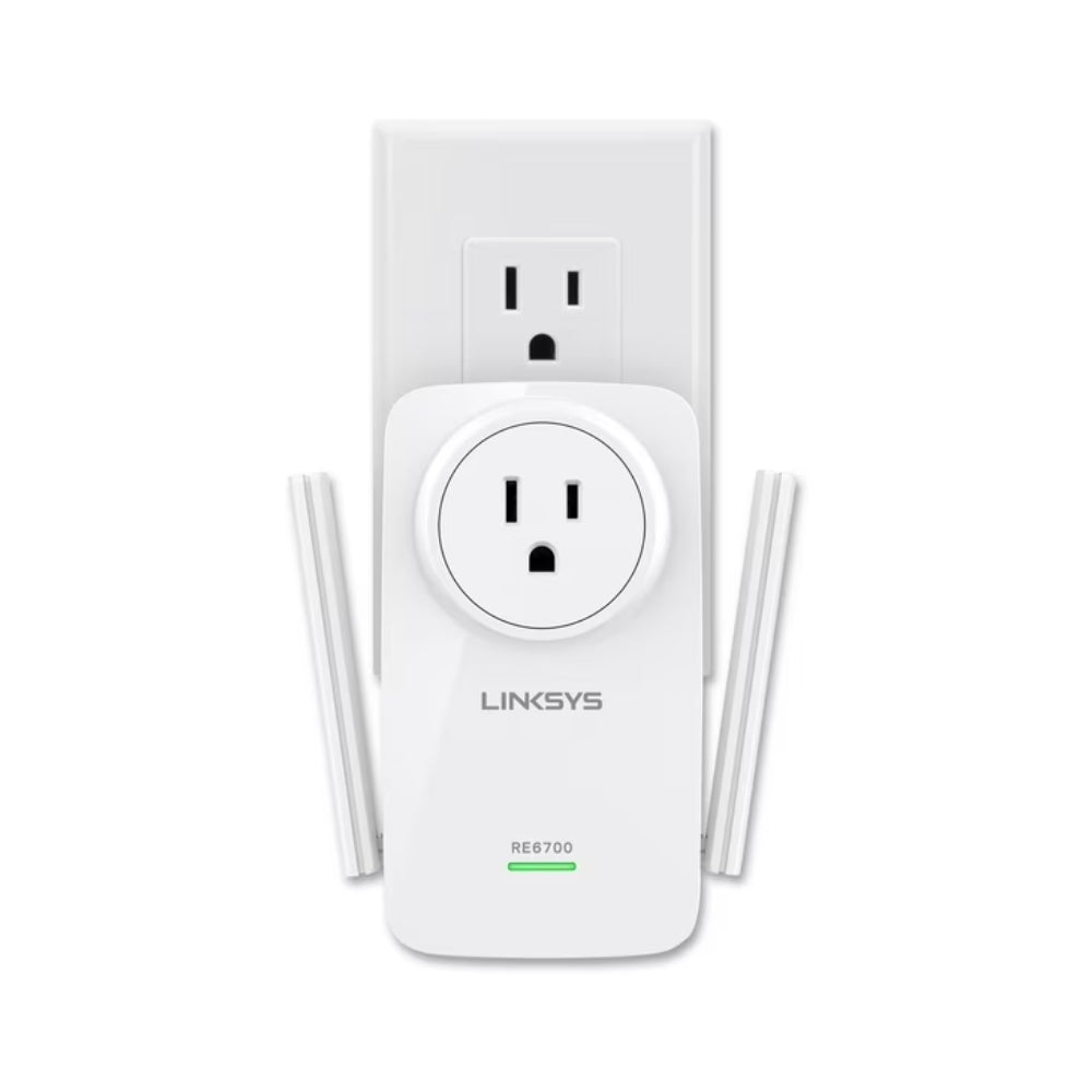 Extensor de Rango WiFi Linksys AC1200 802.11ac hasta 867Mbps Doble Banda 1xEthernet Gigabit RE6700