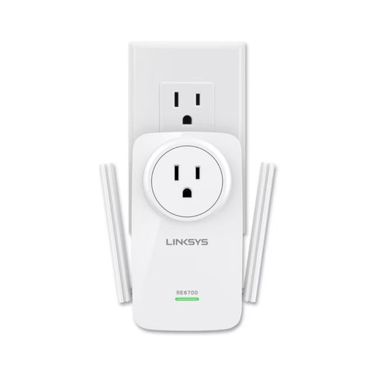 Extensor de Rango WiFi Linksys AC1200 802.11ac hasta 867Mbps Doble Banda 1xEthernet Gigabit RE6700