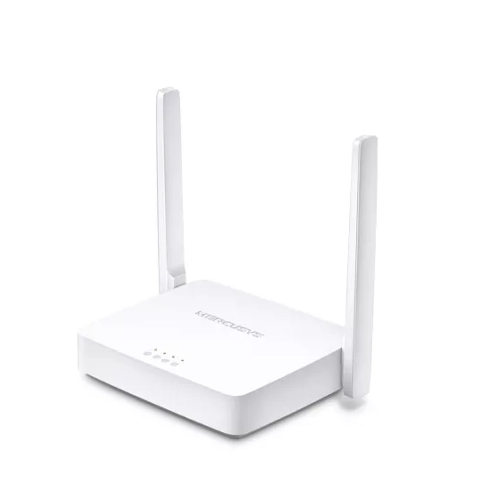 Router Mercusys Inalambrico N300 1WAN 2LAN 10/100Mbps 2 Antenas Fijas 5dBi Control Parental Amplia Cobertura Modo WISP MW302R