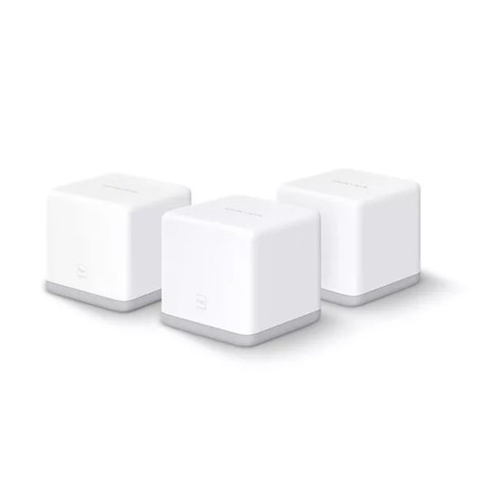Sistema Mercusys WiFi Mesh S3 N300 2.4GHz 2 Puertos 10/100Mbps 2 Antenas Internas +40 Dispositivos Conectados Control Parental HALO S33-PACK