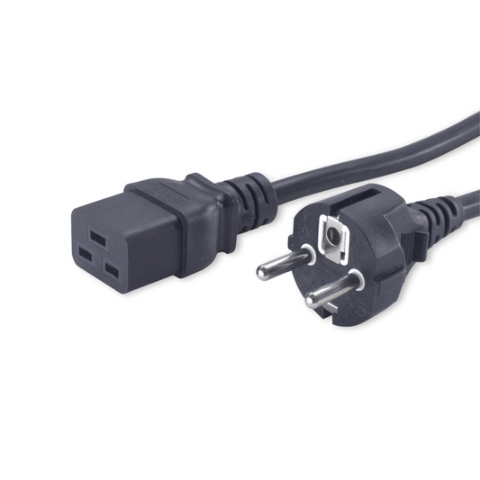 Cable de Alimentacion APC C19 a CEE/7 Schuko de 2.5 metros 16 Amp AP9875