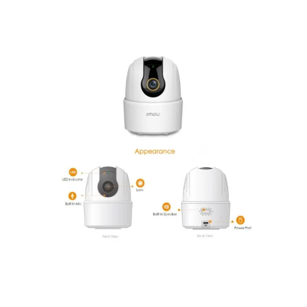 Camara Imou IP WiFi Tipo PT 2MP Detecta Personas Sirena Integrada Audio 2 Vias Micro SD hasta 256GB IPC-TA22CN-G-imou