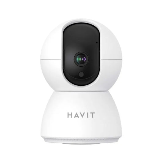 Camara IP Havit 2MP WiFi 2.4GHz para Interior Compatible con Android iOS App Tuya Vision Nocturna Soorta Micro SD hasta 128GB Audio Bidireccional Deteccion de Moviemiento HV-IPC20