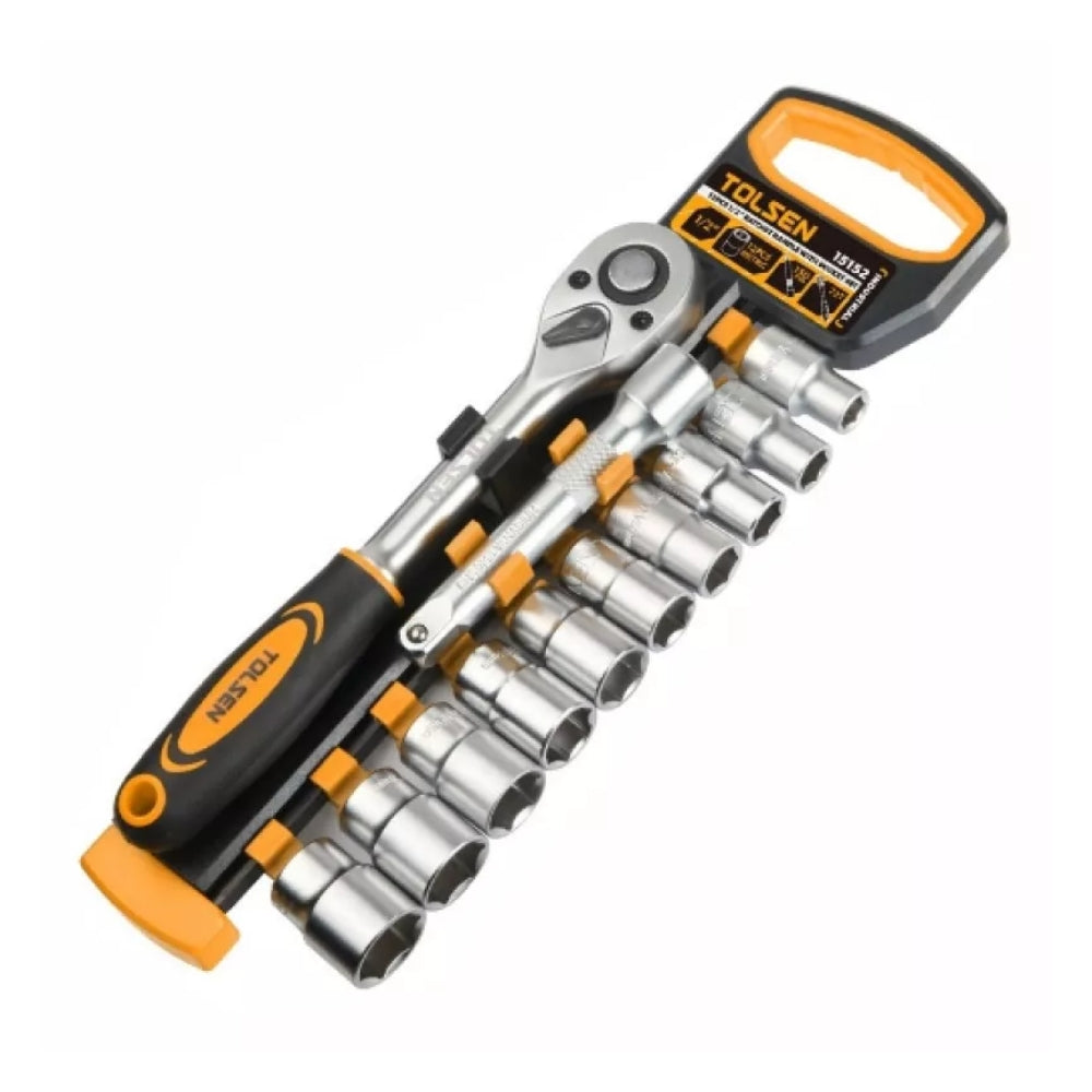 Set de 12 Piezas de Dados Tolsen de 1/2" 15152