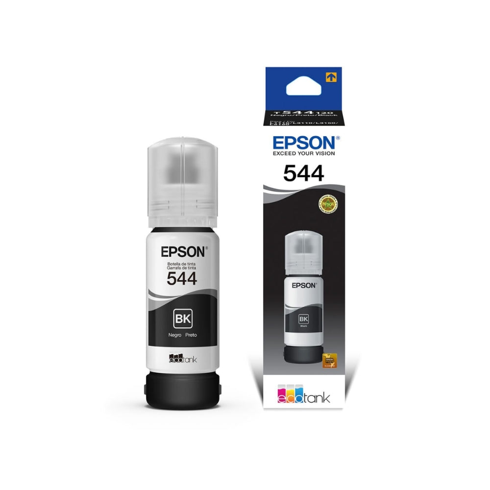 Botella de Tinta Epson T544 color Negro de 65ml T544120-AL