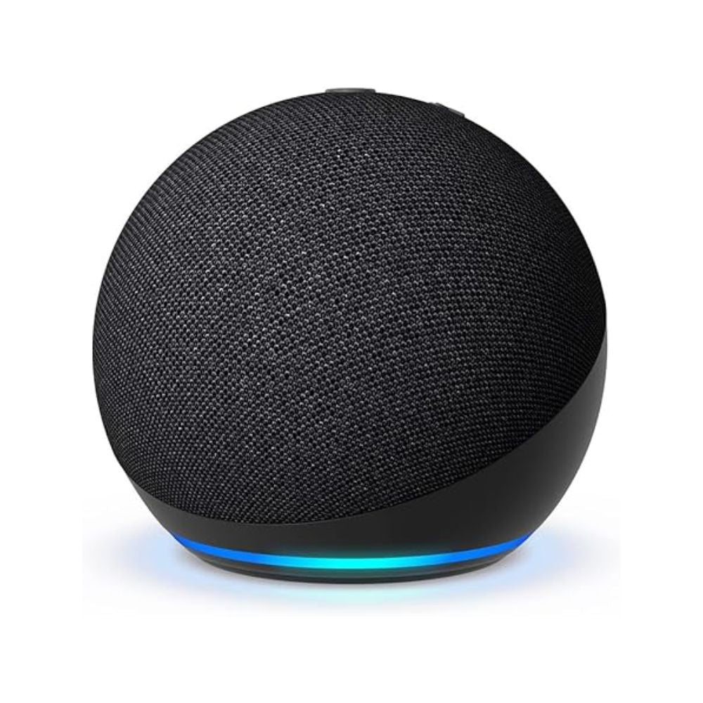 Parlante Amazon Alexa Echo Dot 5ta Generacion Controla Tu Hogar WiFi Doble Banda Boton Silencio color Negro C2N6L4-N