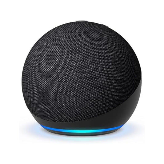 Parlante Amazon Alexa Echo Dot 5ta Generacion Controla Tu Hogar WiFi Doble Banda Boton Silencio color Negro C2N6L4-N