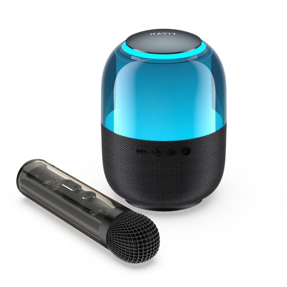 Altavoz Havit RGB Bluetooth con Microfono Bateria hasta 6 Horas Potencia 5 Watts Bluettoth 5.0 Funciones BT Micro SD Puerto USB-C SK894BT