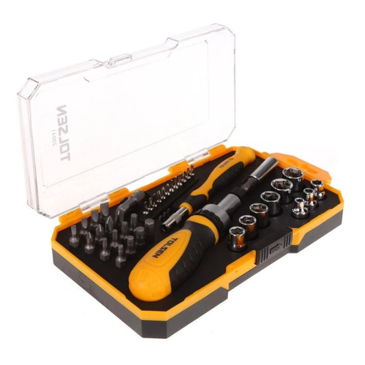 Set de 42 Puntas y Dados Tolsen de 1/4" 20041