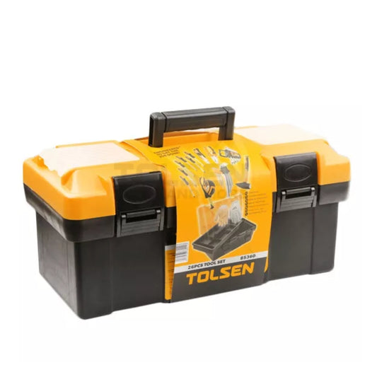 Caja de Herramientas Tolsen de Plastico con 26 Piezas 85360