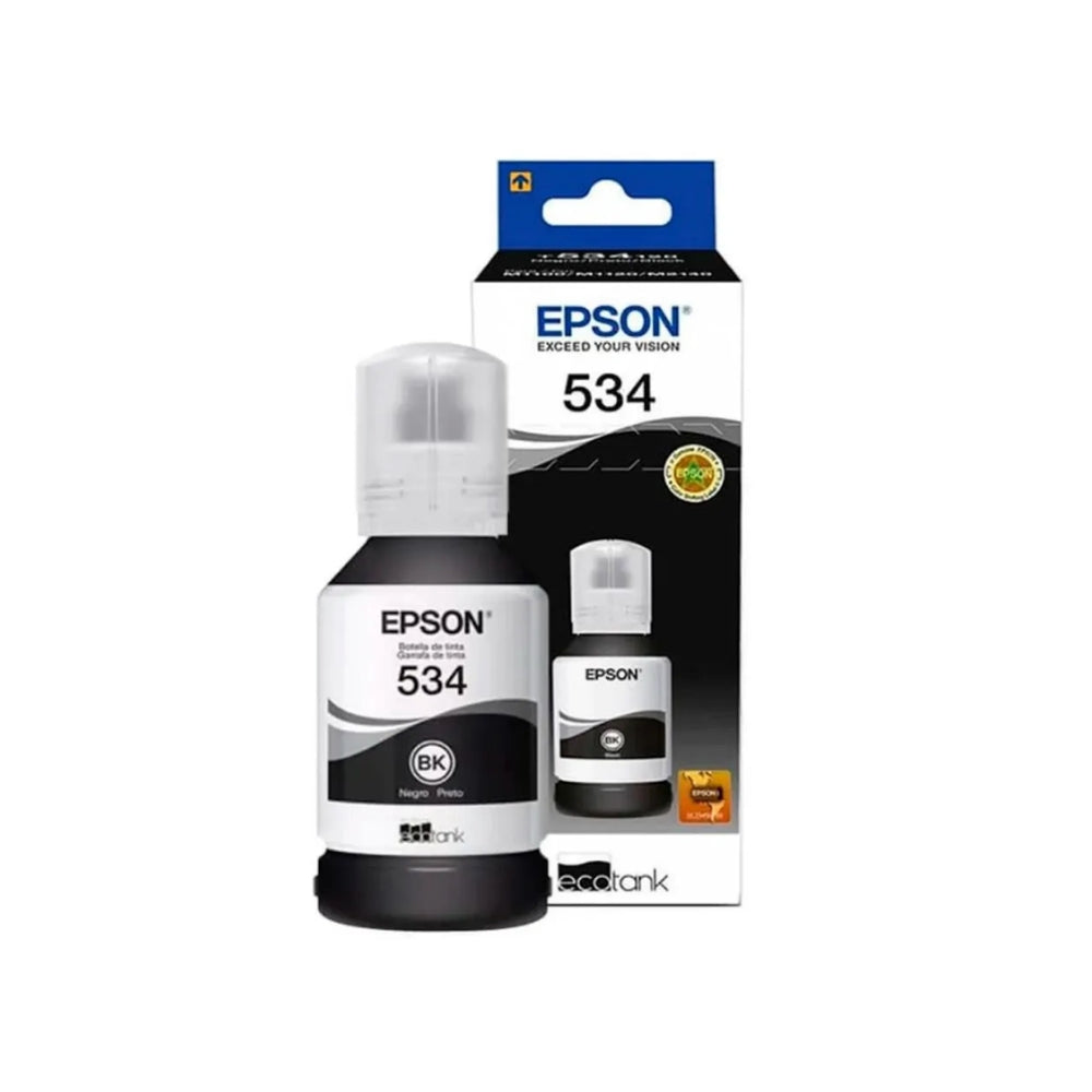 Botella de Tinta Epson T534 color Negro de 120ml T534120-AL