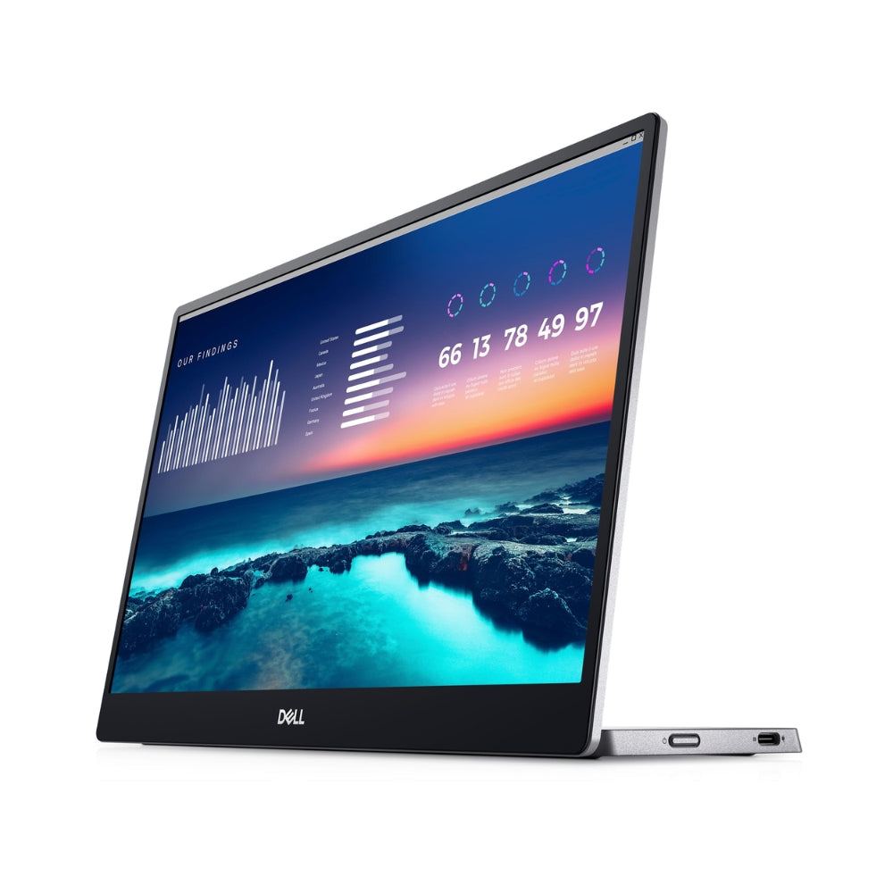 Monitor Dell 14.0" Resolucion 1920x1080 ComfortView Puertos 1xDP v1.2 2xUSB-C P1424H