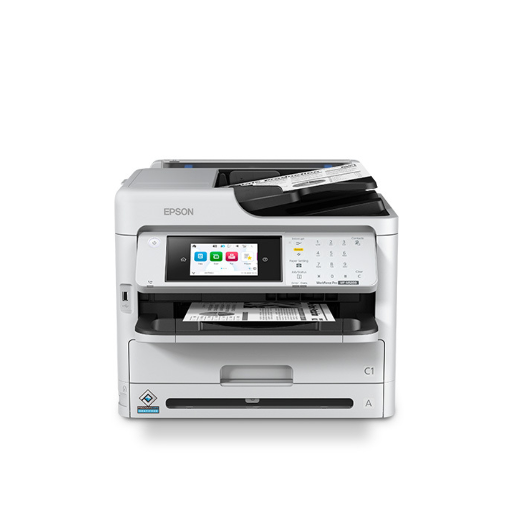 Impresora Epson Multifuncional WorkForce WF-M5899 Impresora Escaner Copiadora Fax Conectividad USB WiFi y Ethernet C11CK76301