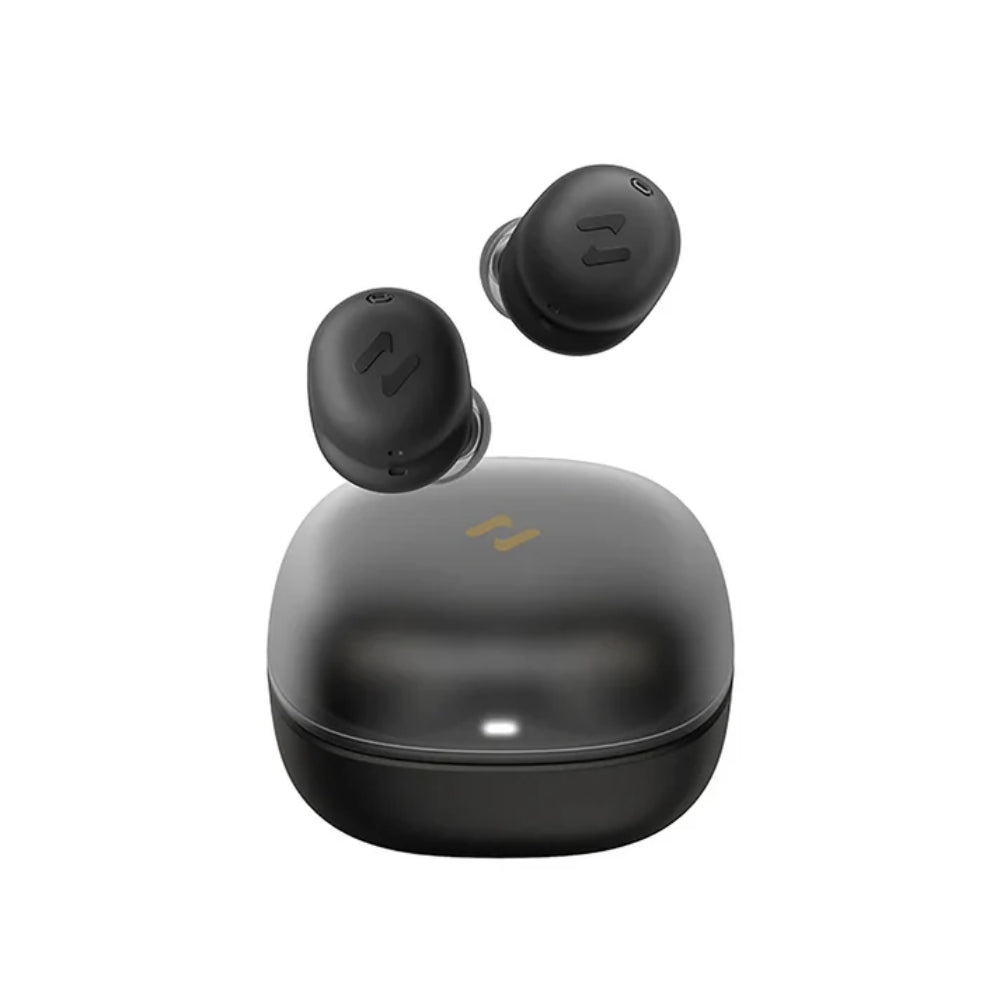 Mini Auriculares Havit Inalambricos tamaño Compacto Bateria hasta 7.5 Horas Modo Dual Juegos Musica Cancelacion de Ruido Activa con 2 Microfonos color Negro TW969-BLACK