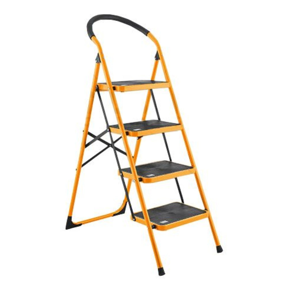 Escalera Tolsen de Acero de 4 Peldaños Capacidad hasta 150Kg 62684