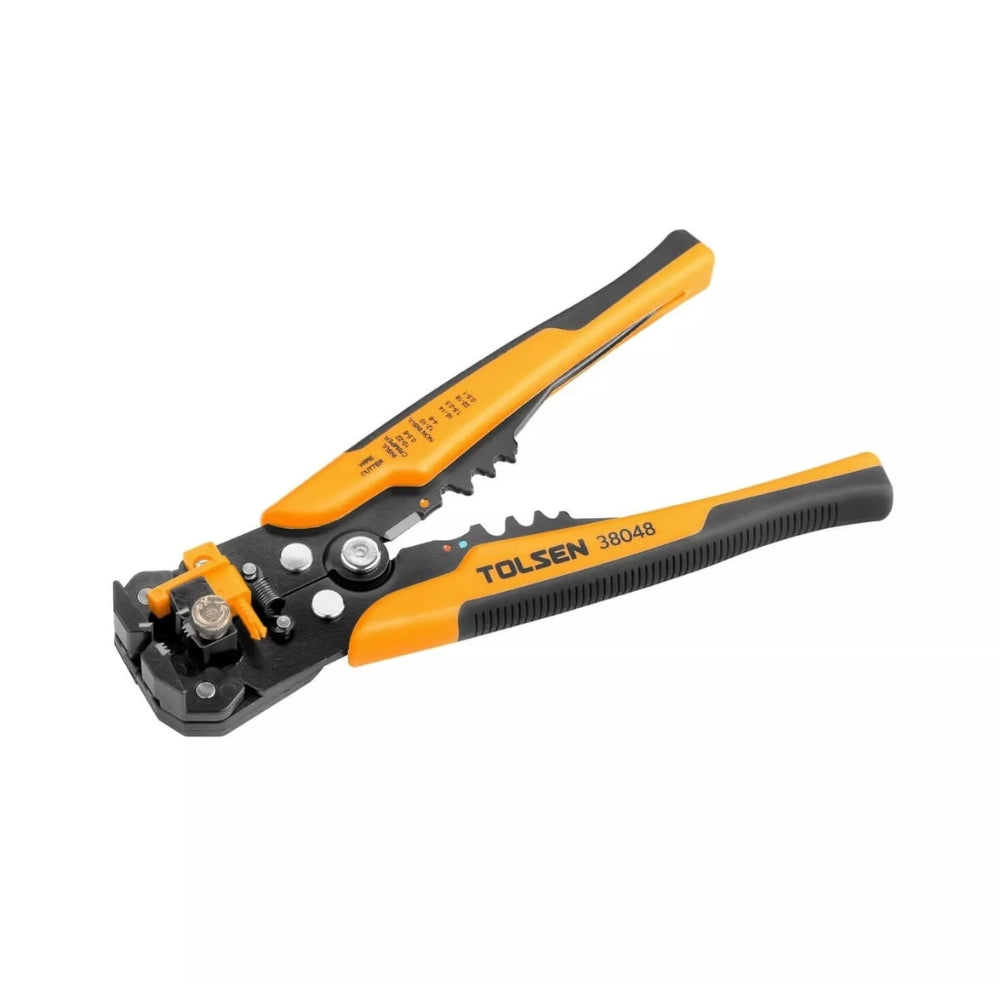 Alicate Pelacable Tolsen Automatico de 8" 200mm Cabeza Aleacion de Zinc 38048