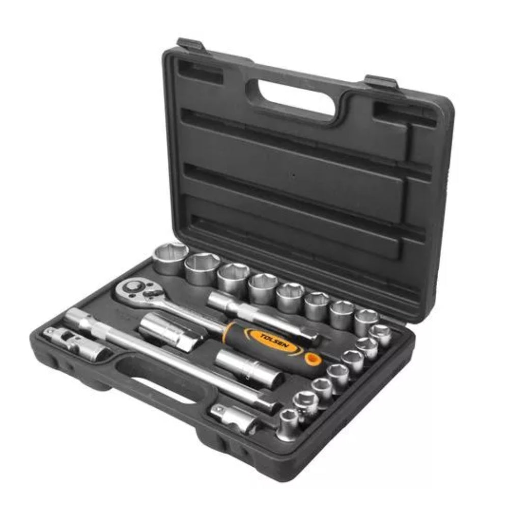 Set de 22 Piezas de Dados Tolsen de 1/2" 15139