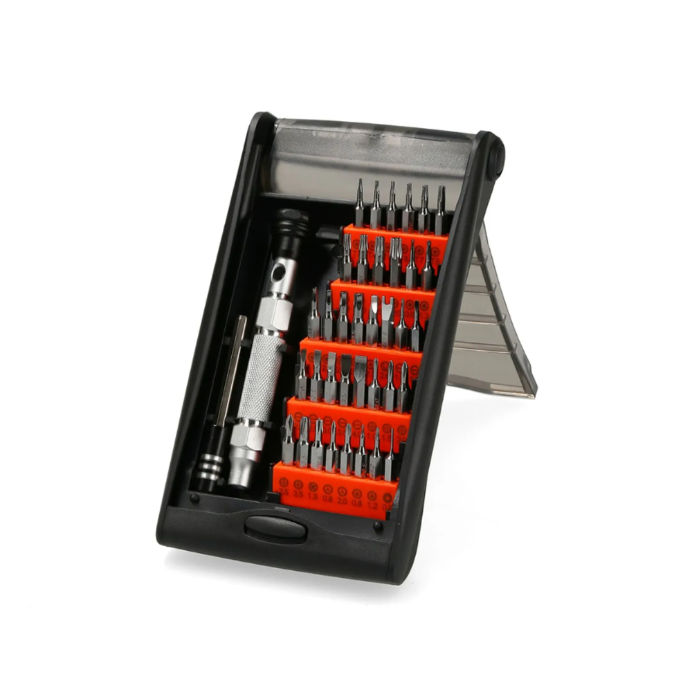 Set de Destornilladores Ugreen 38 en 1 Material de ALuminio Brocas de Forja de Acero para reparar Telefonos y Equipos Electronicos 80459