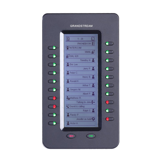 Extension de Teclado GranDStream para GXP2140-2170-GXV3240 Teclas BLF Touchscreen con 20 Botones Programables Hasta 4 Modulos GXP2200EXT