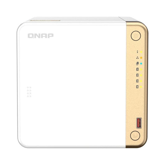 Servidor NAS Qnap de 4 Bahias Procesador Celeron N4505 con 4GB RAM Puerto 2.5GbE Dual M.2 PCIe Multimedia Salida HDMI TS-462-4G-US