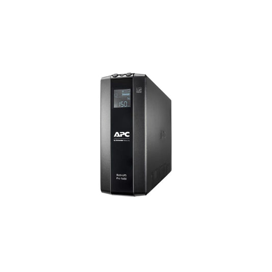 UPS APC Interactivo de 1600VA 980W 230V AVR Salidas 8xIEC C13 Pantalla LCD BR1600MI