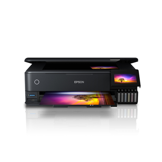 Impresora Epson Multifuncional L8180 Calidad Fotografica 6 Colores Impresora Escaner Copiadora Fax con Sistema de Tinta Conti