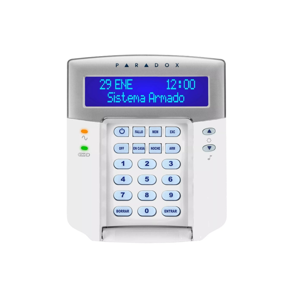 Teclado LCD Paradox de 32 Caracteres Compatible con SP y MG K32LCD+
