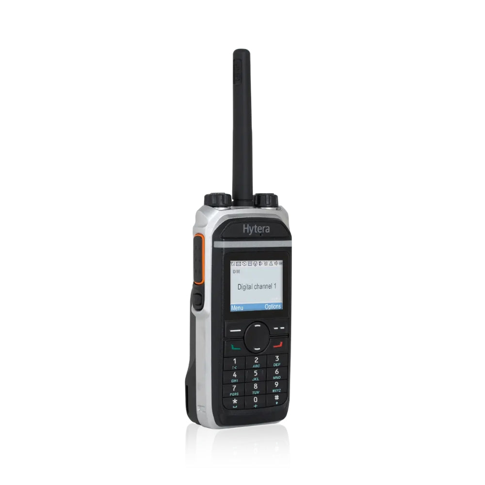 Radio Portable Hytera VHF Digital Analogico Frecuencia 136 a 174MHz 1024 Canales 64 Zonas Potencia 5W IP67 Bateria 1500mAh Pantalla a Color PD686G-V1