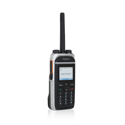 Radio Portable Hytera VHF Digital Analogico Frecuencia 136 a 174MHz 1024 Canales 64 Zonas Potencia 5W IP67 Bateria 1500mAh Pantalla a Color PD686G-V1
