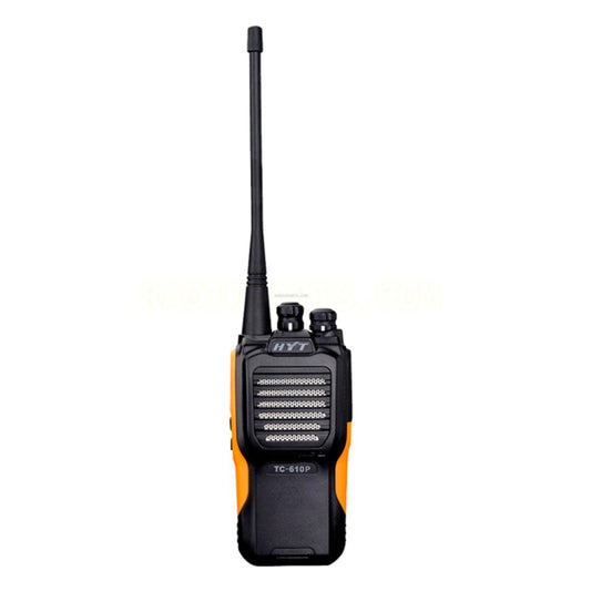 Radio Portable Hytera VHF Analogico Frecuencia 136 a 174MHz 16 Canales Potencia 5W IP66 Bateria 2000mAh TC-610P-HDC-V2
