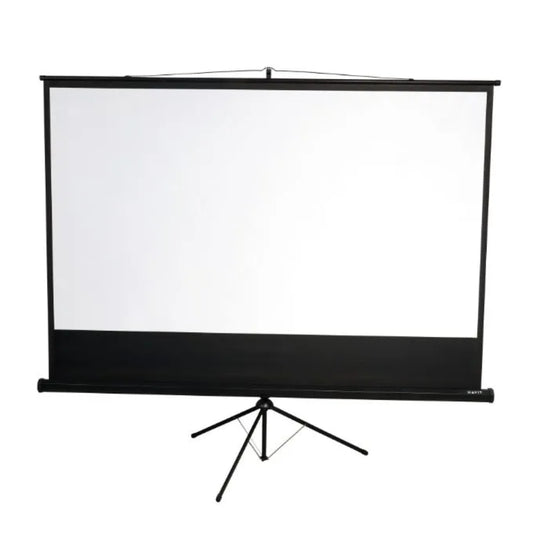 Pantalla para Proyector Havit de 100" Enrollable con Tripode Incluido Ajuste de Altura Regulable PS100