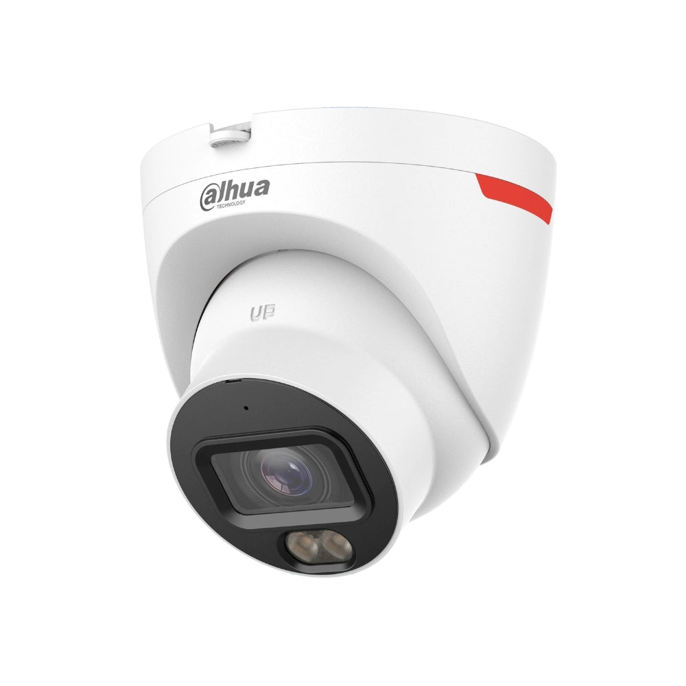 Camara Dahua IP Domo 4MP Wizcolor Metal/Plastico IR 30 metros Micro SD 256GB SMD Plus IP67 IPC-HDW2449TP-S-LED-28-PR