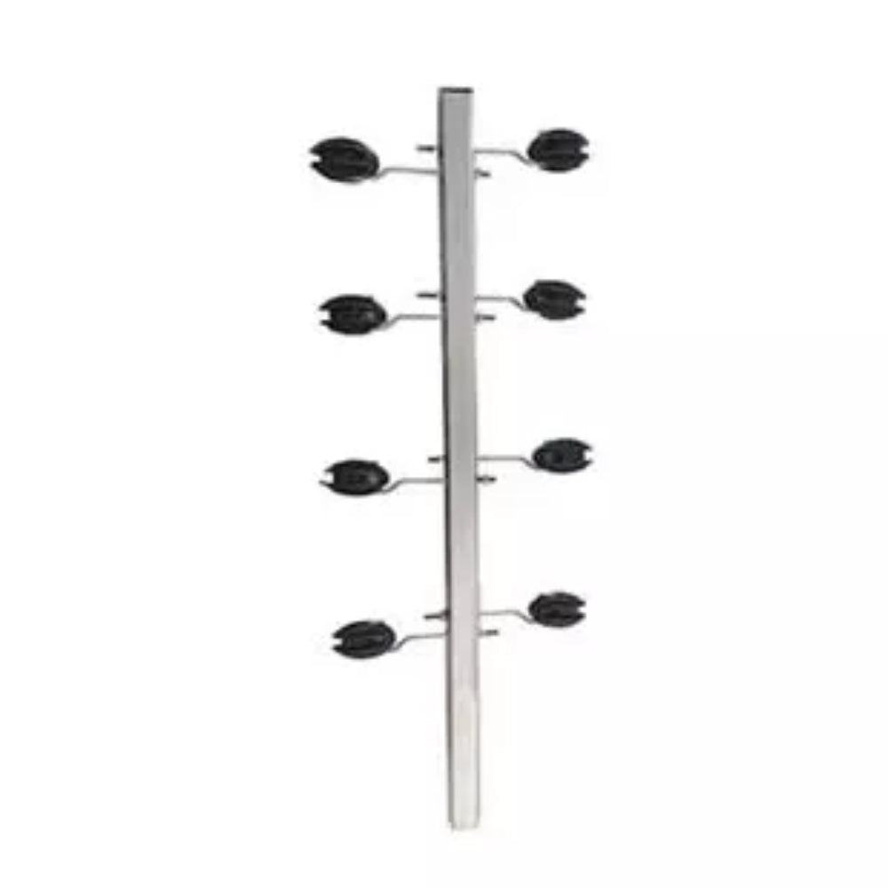 Parante Igecast para Cerca Electrica Recto con 8 Aisladores Altura 70cm Espesor 35mm 6.00273