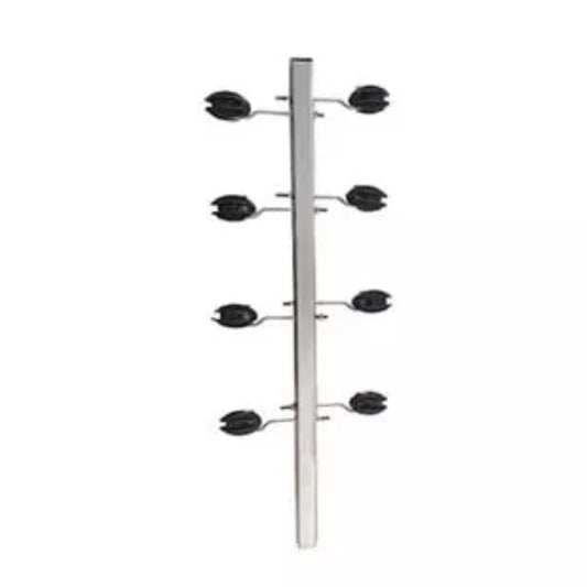 Parante Igecast para Cerca Electrica Recto con 8 Aisladores Altura 70cm Espesor 35mm 6.00273