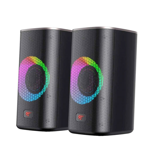 Parlante Havit Gamer RGB USB 2.0 BT 5.0 Alcance 10 Metros Conexion USB y 3.5mm SK212-BO