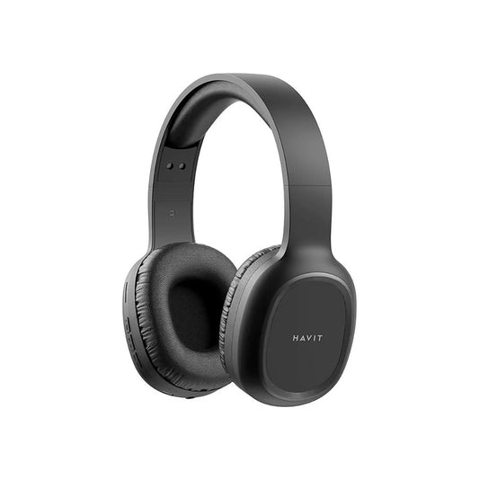 Audifonos Havit Bateria hasta 4 Horas Bluetooth 5.1 Sonido Hi-Fi Multifuncion BT-Micro SD FM Aux Diseño Plegable color Negro H2590BT PRO-BLACK