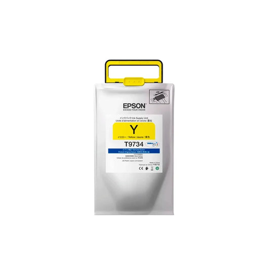 Cartucho de Tinta Epson T9734 de Alto Rendimiento hasta 22.000 Paginas color Amarillo T973420