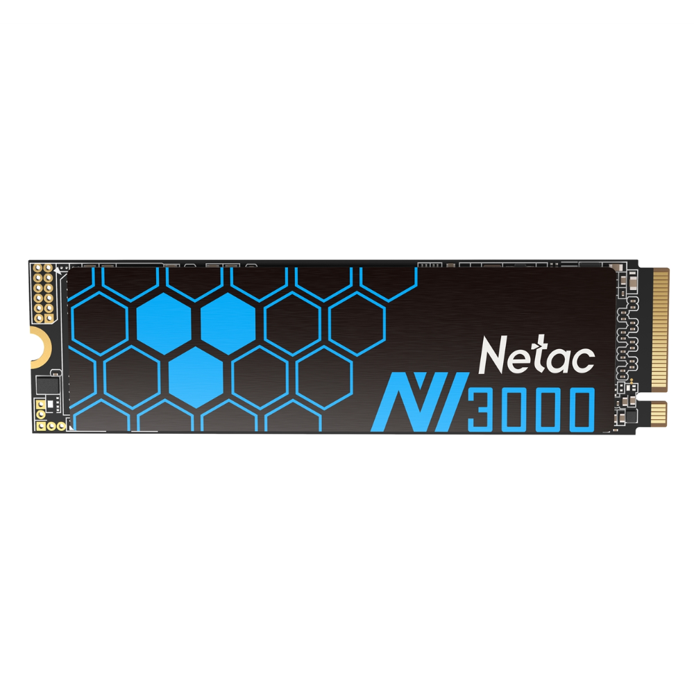 Disco Duro Netac 2TB SSD NVMe M.2 NV3000 PCIe 3x4 M.2 2280 R/W hasta 3300/2900MBps con Disipador NT01NV3000-2T0-E4X