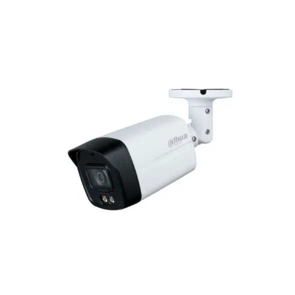 Camara Dahua HDCVI Bala 2MP Metal Plastico con Audio Lente 2.8mm 30fps 1080p IP67 HAC-HFW1239TLM-IL-A-28-S2